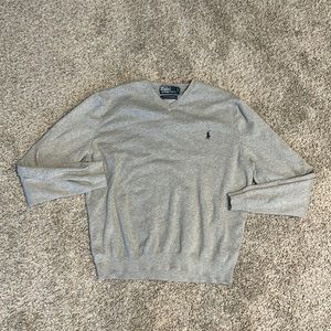 Vintage Polo Ralph Lauren Pima Cotton V Neck Sweater Men’s Size XL